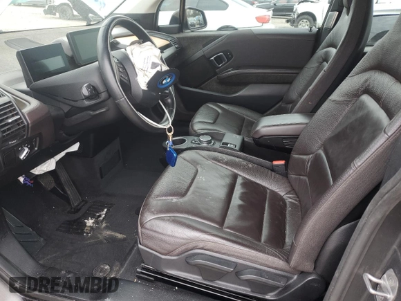 2015 BMW i3 z VIN WBY1Z2C51FV555885, wystawiony jako Copart lot #48160405 z przebiegiem 72 221 mil mil oraz Szkoda całkowita • Salvage title. Historia ofert i sprzedaży dostępna na DreamBid. Obrazek 7.