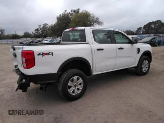 2024 Ford Ranger XL with VIN 1FTER4PHXRLE20262, listed as a Copart auction lot 42336935 with 5,517 mi miles and Salvage Title. Bid and sale history available at carsss.com. Image 3.