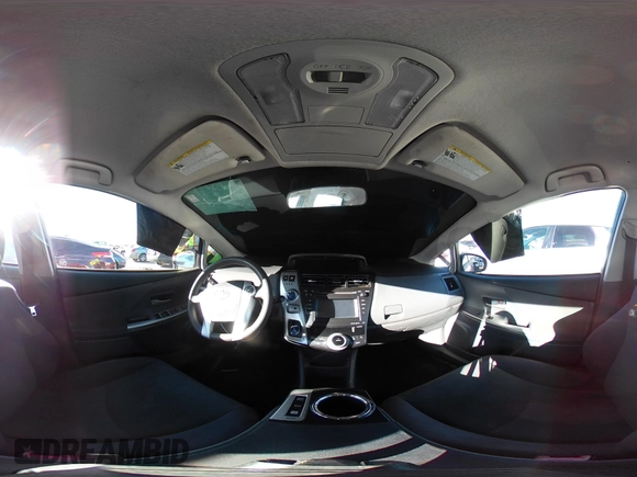 2013 Toyota Prius Two with VIN JTDZN3EU9D3201308, listed as a IAAI auction lot 41645132 with 47,908 mi miles. Bid and sale history available at carsss.com. Image 19.