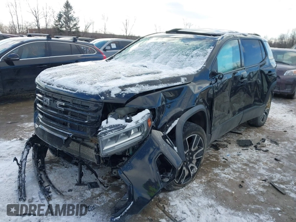 2021 GMC Acadia SLT z VIN 1GKKNULS4MZ179132, wystawiony jako IAAI lot #41349544 z przebiegiem 77 662 mil mil oraz . Historia ofert i sprzedaży dostępna na DreamBid. Obrazek 2.