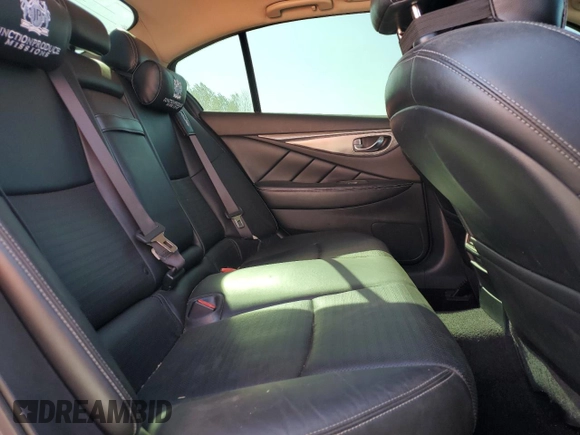 2014 Infiniti Q50 Premium with VIN JN1BV7AR4EM701742, listed as a Copart auction lot 53336985 with Not provided miles and Salvage title. Bid and sale history available at DreamBid. Image 10.