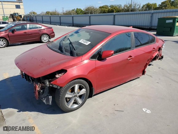 2018 Kia Forte S with VIN 3KPFL4A75JE191380, listed as a Copart auction lot 78148084 with 106,634 mi miles and Salvage Title. Bid and sale history available at carsss.com. Image 1.