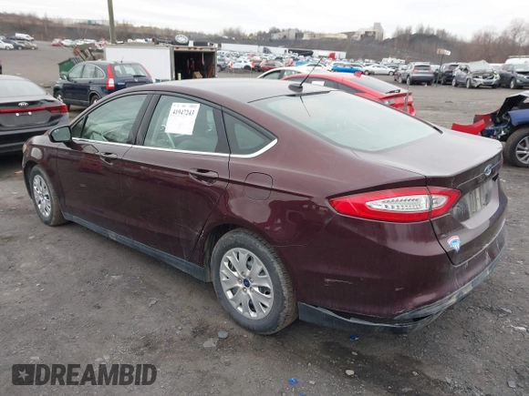 2013 Ford Fusion S with VIN 3FA6P0G71DR244034, listed as a IAAI auction lot 41947243 with 169,095 mi miles. Bid and sale history available at carsss.com. Image 3.