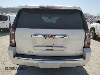 2015 GMC Yukon XL Denali with VIN 1GKS2JKJ3FR585809, listed as a Copart auction lot 48219925 with 191,102 mi miles and Salvage Title. Bid and sale history available at DreamBid. Image 6.