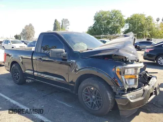 2023 Ford F-150 XL with VIN 1FTMF1C54PKG17414, listed as a Copart auction lot 47793275 with 19,053 mi miles and Salvage Title. Bid and sale history available at carsss.com. Image 4.