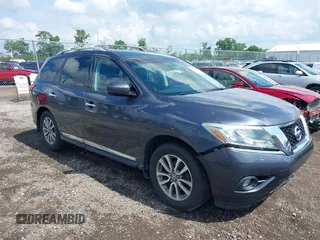 2014 Nissan Pathfinder S with VIN 5N1AR2MM1EC691267, listed as a IAAI auction lot 42616975 with 137,976 mi miles and . Bid and sale history available at DreamBid. Image 1.