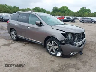 2014 Nissan Pathfinder S with VIN 5N1AR2MM5EC614417, listed as a IAAI auction lot 42322753 with 78,389 mi miles and . Bid and sale history available at DreamBid. Image 1.