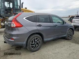2016 Honda CR-V SE with VIN 2HKRM4H45GH660283, listed as a Copart auction lot 53338265 with 71,106 mi miles and Salvage Title. Bid and sale history available at carsss.com. Image 3.