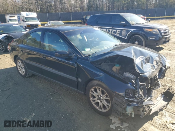2004 Volvo S60 with VIN YV1RS61T742396297, listed as a Copart auction lot 47384605 with 125,302 mi miles and Salvage Title. Bid and sale history available at carsss.com. Image 4.