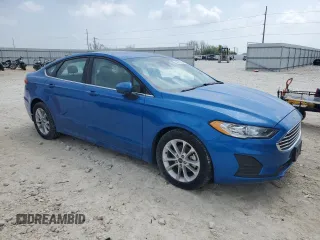 2020 Ford Fusion SE with VIN 3FA6P0HD5LR168627, listed as a Copart auction lot 50019085 with 36,537 mi miles and Salvage Title. Bid and sale history available at DreamBid. Image 4.
