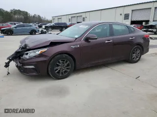 2020 Kia Optima LX with VIN 5XXGT4L36LG425583, listed as a Copart auction lot 42693955 with 102,642 mi miles and Salvage Title. Bid and sale history available at carsss.com. Image 1.