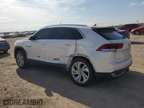 2021 Volkswagen Atlas SEL with VIN 1V2BE2CA1MC232023, listed as a Copart auction lot 79141214 with 56,579 mi miles and Salvage title. Bid and sale history available at DreamBid. Image 2.