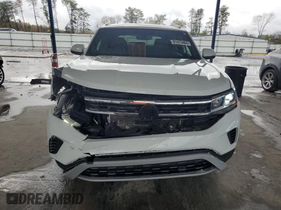 2022 Volkswagen Atlas SE with VIN 1V2JE2CA3NC227855, listed as a Copart auction lot 81473484 with 27,248 mi miles and Salvage title. Bid and sale history available at DreamBid. Image 5.