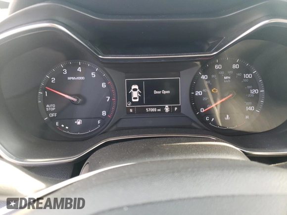 2021 Chevrolet TrailBlazer LT with VIN KL79MPSL5MB111419, listed as a Copart auction lot 70817134 with 57,069 mi miles and Salvage Title. Bid and sale history available at DreamBid. Image 9.