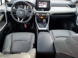 2019 Toyota RAV4 Hybrid XLE with VIN JTMRWRFV2KD035406, listed as a Copart auction lot 42767265 with 55,710 mi miles and Salvage Title. Bid and sale history available at carsss.com. Image 8.