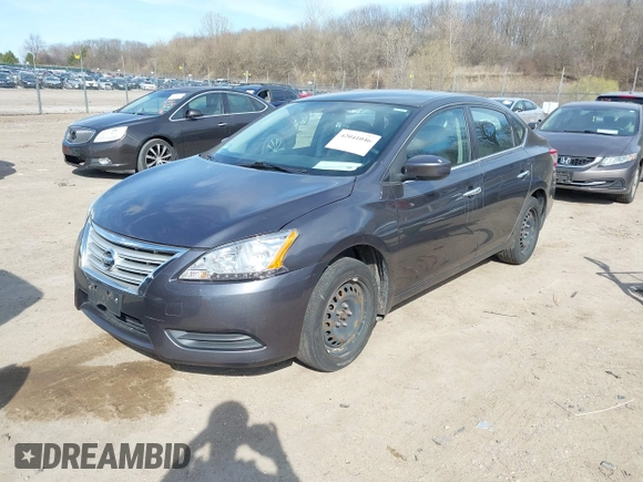 2015 Nissan Sentra SV z VIN 3N1AB7AP9FY234268, wystawiony jako IAAI lot #42041046 z przebiegiem 126 425 mil mil oraz . Historia ofert i sprzedaży dostępna na DreamBid. Obrazek 2.