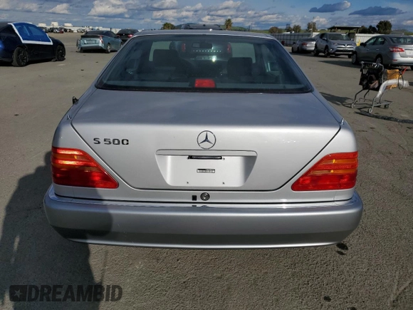 1995 Mercedes-Benz S with VIN WDBGA70E3SA272277, listed as a Copart auction lot 48239695 with 49,052 mi miles and Non Repairable. Bid and sale history available at DreamBid. Image 6.