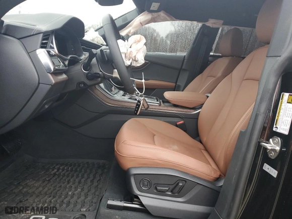 2024 Audi Q8 Premium Plus with VIN WA1EVBF1XRD016466, listed as a Copart auction lot 86652034 with 6,139 mi miles and Salvage Title. Bid and sale history available at carsss.com. Image 7.