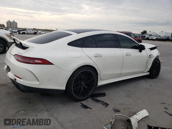 2021 Mercedes-Benz AMG GT 53 с VIN W1K7X6BB7MA036754, выставлен на аукционе Copart как лот 67720904 с пробегом Не указан миль и Списание • Salvage title. История ставок и продаж доступна на DreamBid. Изображение 3.