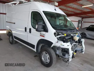 2022 Ram ProMaster Cargo with VIN 3C6LRVBG6NE118795, listed as a IAAI auction lot 41752992 with 85,809 mi miles. Bid and sale history available at carsss.com. Image 1.