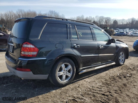 2007 Mercedes-Benz GL-Class with VIN 4JGBF71E87A228502, listed as a Copart auction lot 46227805 with NaN miles and Salvage Title. Bid and sale history available at carsss.com. Image 3.