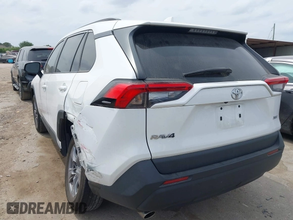 2022 Toyota RAV4 XLE with VIN 2T3W1RFV0NC178350, listed as a IAAI auction lot 42074636 with 57,338 mi miles and . Bid and sale history available at DreamBid. Image 3.