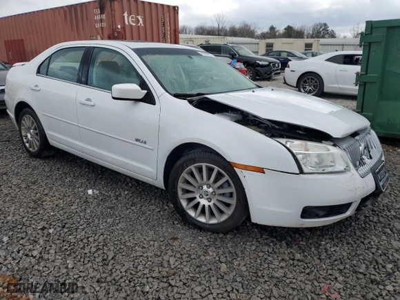 2007 Mercury Milan Premier with VIN 3MEHM081X7R658700, listed as a Copart auction lot 43559635 with 109,824 mi miles and Salvage Title. Bid and sale history available at carsss.com. Image 4.