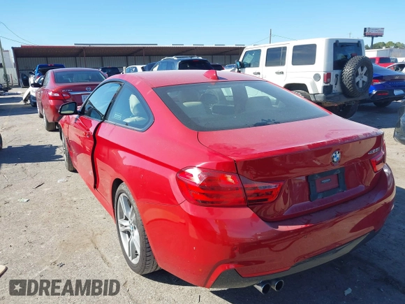 2015 BMW 4 Series 428i with VIN WBA3N3C57FK233391, listed as a IAAI auction lot 41260038 with 86,487 mi miles and . Bid and sale history available at DreamBid. Image 3.