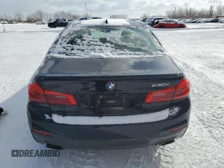 2018 BMW 5 Series 530e xDrive with VIN WBAJB1C58JG623335, listed as a Copart auction lot 44366485 with 156,322 mi miles and Salvage Title. Bid and sale history available at carsss.com. Image 6.