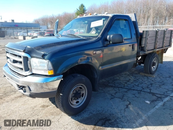 2004 Ford F-350 XL with VIN 1FTSF31L84EB90477, listed as a IAAI auction lot 41894632 with 212,107 mi miles and . Bid and sale history available at DreamBid. Image 2.