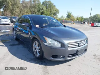 2013 Nissan Maxima SV with VIN 1N4AA5AP9DC807671, listed as a IAAI auction lot 40508617 with 119,647 mi miles and . Bid and sale history available at carsss.com. Image 1.