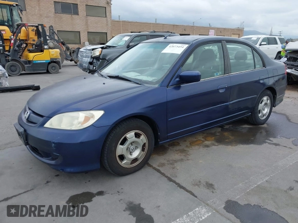 2005 Honda Civic z VIN JHMES96615S009316, wystawiony jako IAAI lot #42073454 z przebiegiem 117 864 mil mil oraz . Historia ofert i sprzedaży dostępna na DreamBid. Obrazek 17.