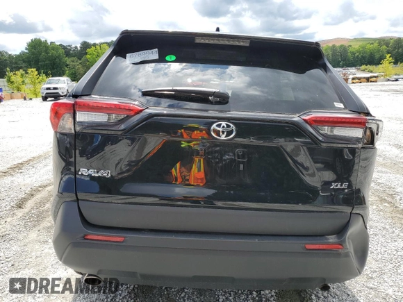 2025 Toyota RAV4 XLE Premium with VIN 2T3C1RFVXSW373756, listed as a Copart auction lot 58671675 with 3,782 mi miles and Salvage title. Bid and sale history available at DreamBid. Image 6.