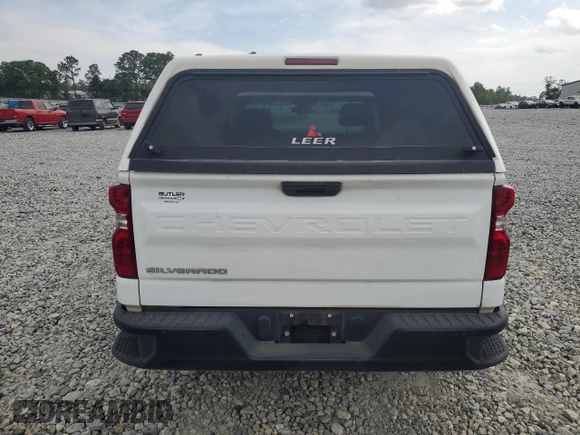 2023 Chevrolet Silverado 1500 Work Truck with VIN 3GCNAAEK1PG351816, listed as a Copart auction lot 52516055 with 196,377 mi miles and Clean Title. Bid and sale history available at carsss.com. Image 6.