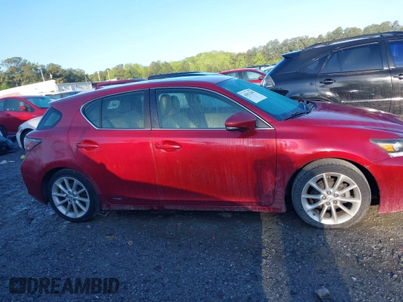2012 Lexus CT CT 200h with VIN JTHKD5BH1C2072278, listed as a IAAI auction lot 42013285 with 116,970 mi miles and . Bid and sale history available at carsss.com. Image 13.