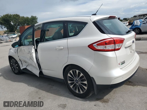 2017 Ford C-Max Energi Titanium with VIN 1FADP5FU9HL100117, listed as a Copart auction lot 69279074 with 153,601 mi miles and Salvage Title. Bid and sale history available at carsss.com. Image 2.