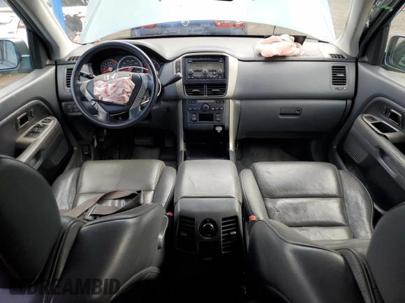 2007 Honda Pilot EX-L with VIN 2HKYF18507H528092, listed as a Copart auction lot 61456745 with 251,496 mi miles and Salvage title. Bid and sale history available at DreamBid. Image 8.