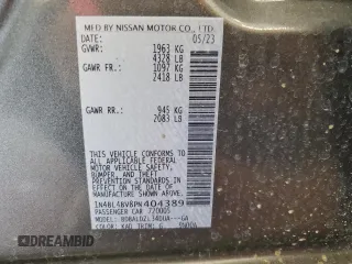 2023 Nissan Altima S with VIN 1N4BL4BV8PN404389, listed as a Copart auction lot 48964645 with 13,304 mi miles and Salvage Title. Bid and sale history available at carsss.com. Image 13.