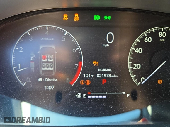 2022 Honda Civic Sport z VIN 2HGFE2F50NH610124, wystawiony jako Copart lot #56715465 z przebiegiem 21 978 mil mil oraz Szkoda całkowita • Salvage title. Historia ofert i sprzedaży dostępna na DreamBid. Obrazek 8.