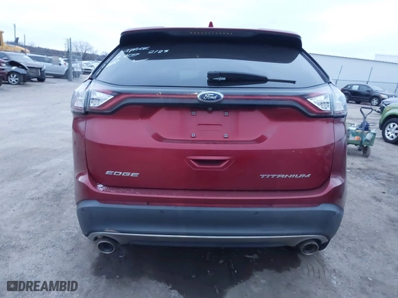 2017 Ford Edge Titanium with VIN 2FMPK3K80HBC21522, listed as a IAAI auction lot 41265401 with 96,218 mi miles. Bid and sale history available at carsss.com. Image 16.