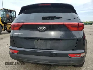 2017 Kia Sportage LX with VIN KNDPMCAC9H7195371, listed as a Copart auction lot 55779495 with 178,060 mi miles and Clean Title. Bid and sale history available at DreamBid. Image 6.