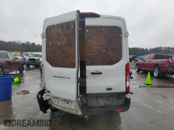 2022 Ford Transit Cargo with VIN 1FTBR1C89NKA66564, listed as a Copart auction lot 44932975 with 64,544 mi miles and Salvage Title. Bid and sale history available at DreamBid. Image 6.