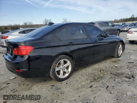 2013 BMW 3 Series 320i with VIN WBA3B1C54DK128124, listed as a Copart auction lot 45361195 with 122,984 mi miles and Salvage Title. Bid and sale history available at carsss.com. Image 3.