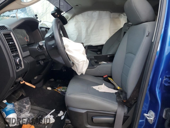 2019 Ram 1500 Classic Tradesman with VIN 1C6RR6FG4KS604590, listed as a Copart auction lot 84647114 with 57,575 mi miles and Non Repairable. Bid and sale history available at carsss.com. Image 7.