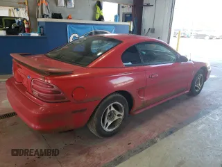 1995 Ford Mustang with VIN 1FALP4041SF254079, listed as a Copart auction lot 82995564 with 164,668 mi miles and Non Repairable. Bid and sale history available at carsss.com. Image 3.