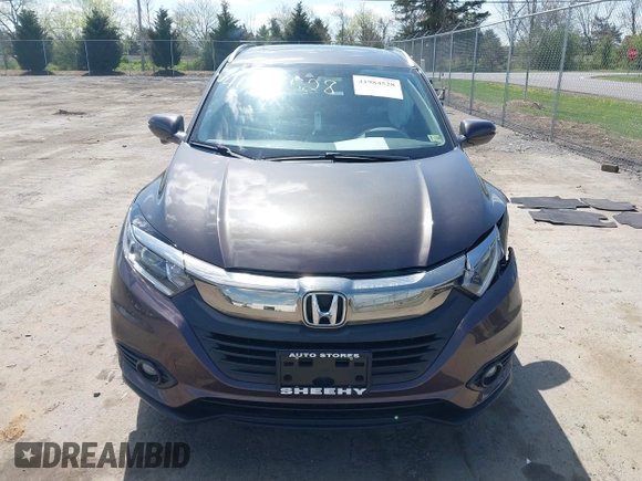 2021 Honda HR-V EX with VIN 3CZRU6H55MM750120, listed as a IAAI auction lot 41984528 with 21,512 mi miles. Bid and sale history available at carsss.com. Image 12.