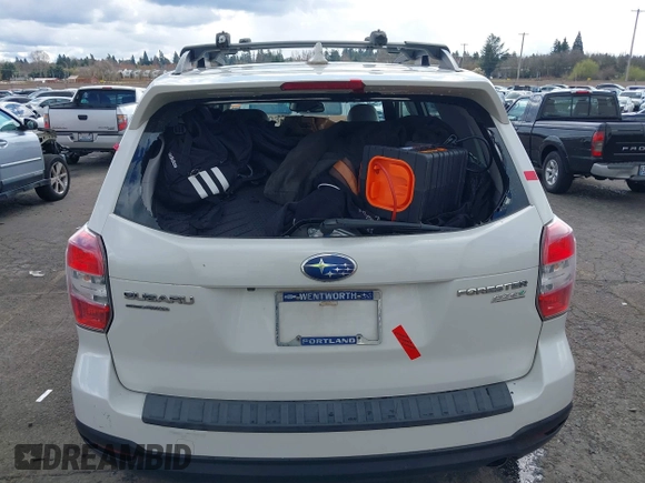 2016 Subaru Forester 2.5i Touring with VIN JF2SJAXC3GH511355, listed as a IAAI auction lot 41818639 with 1 mi miles. Bid and sale history available at carsss.com. Image 6.