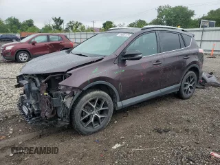 2016 Toyota RAV4 SE with VIN 2T3JFREV1GW481944, listed as a Copart auction lot 59803125 with 75,562 mi miles and Salvage title. Bid and sale history available at DreamBid. Image 1.
