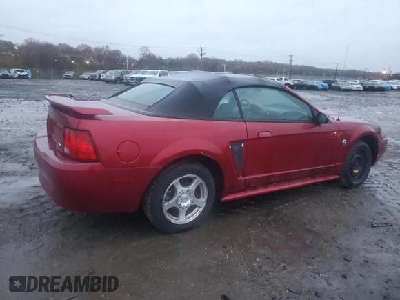 2004 Ford Mustang Deluxe with VIN 1FAFP44404F102515, listed as a Copart auction lot 82361014 with 65,383 mi miles and Salvage Title. Bid and sale history available at carsss.com. Image 3.