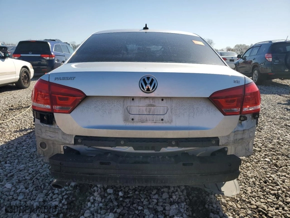 2012 Volkswagen Passat SE with VIN 1VWBP7A34CC045562, listed as a Copart auction lot 48710615 with 165,492 mi miles and Salvage Title. Bid and sale history available at carsss.com. Image 6.